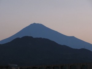 田子の浦から見た富士山