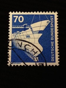 ドイツの切手　船