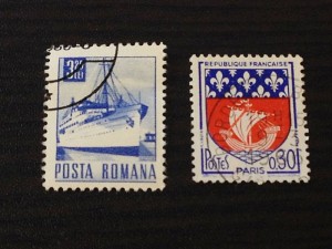イタリアとフランスの船切手
