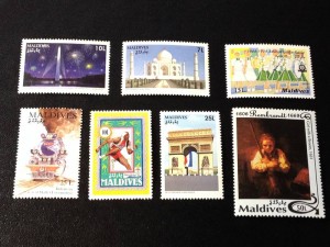 モルディブ共和国の未使用切手①