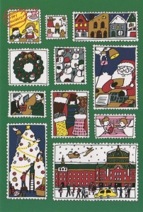 東京中央郵便局KITTE 2014限定クリスマスカード