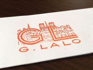 G.LALOのエアメール封筒