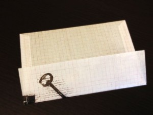 グラシンレターパッド 倉敷意匠計画室で作った封筒