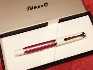 ペリカン スーベレーンM600 ピンク＆ホワイト