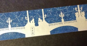 和紙テープ　東京日本橋（夜）
